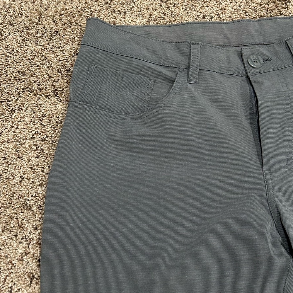 Callaway Golf EverPlay 5 Pocket Flat Front Tappered Pants Gray Men’s 34 x 32 EUC - Picture 4 of 13